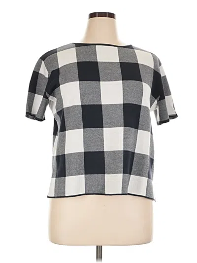 Pre-owned Pendleton Short Sleeve Turtleneck In Gray