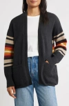 Pendleton Sierra Springs Open Front Cardigan In Black