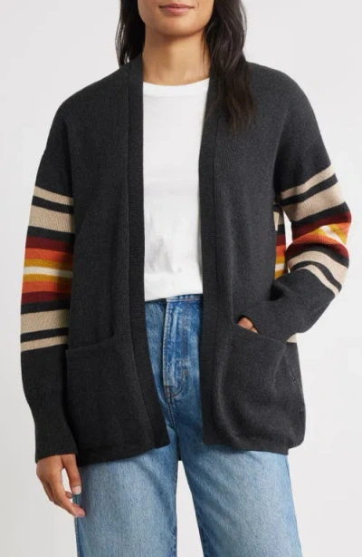 Pendleton Sierra Springs Open Front Cardigan In Black