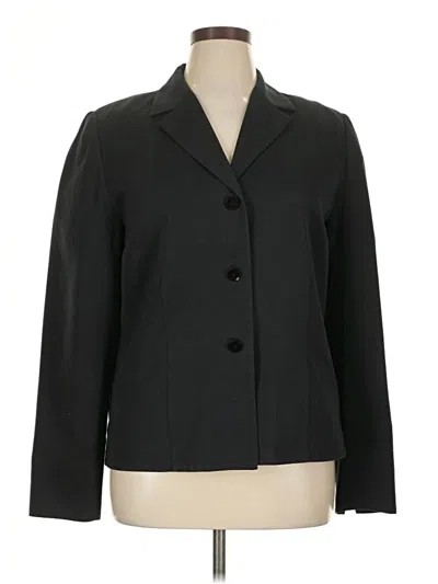 Pre-owned Pendleton Silk Blazer Jacket In Black