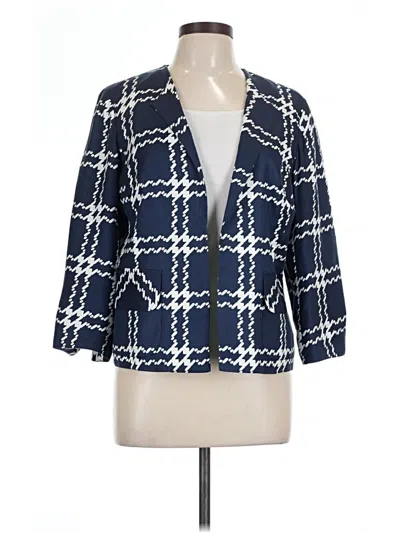 Pre-owned Pendleton Silk Blazer Jacket In Blue