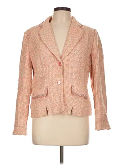 Pre-owned Pendleton Silk Blazer Jacket In Orange