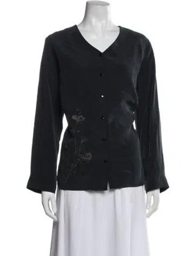 Pre-owned Pendleton Silk Evening Jacket In Black