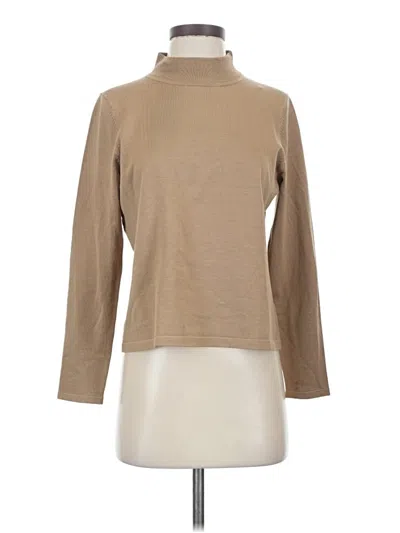 Pre-owned Pendleton Silk Pullover Sweater In Brown