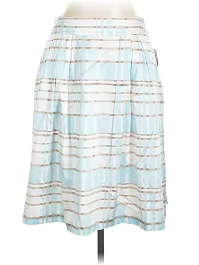 Pre-owned Pendleton Silk Skirt In Blue