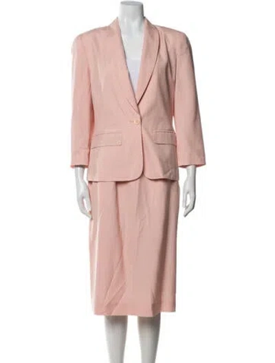 Pre-owned Pendleton Skirt Suit In Pink