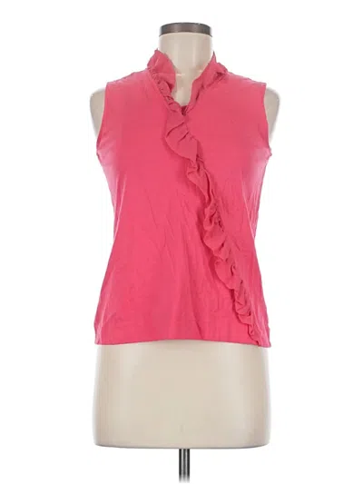 Pre-owned Pendleton Sleeveless Blouse In Pink
