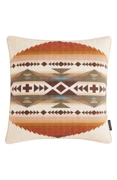 Pendleton Solstice Canyon Euro Accent Pillow In Brown