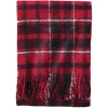 Pendleton Stratton Boucle Throw In Red,black