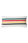 PENDLETON STRIPE QUILTED ACCENT PILLOW