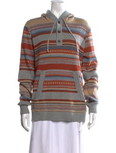 Pre-owned Pendleton Striped Crew Neck Sweater In Multicolor