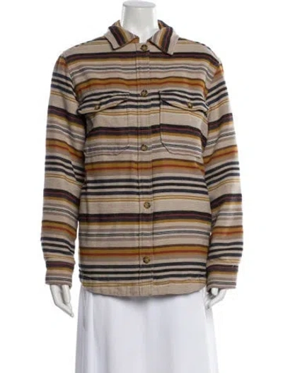 Pre-owned Pendleton Striped Jacket In Multi