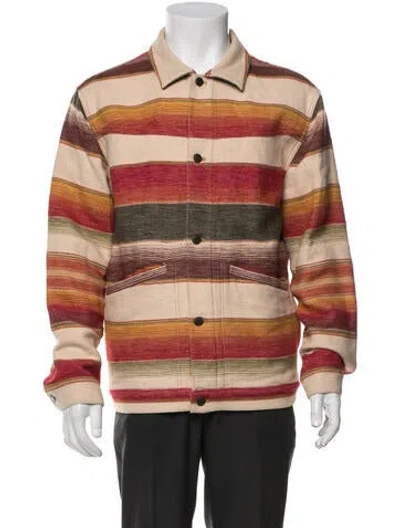 Pre-owned Pendleton Striped Jacket In Multicolor
