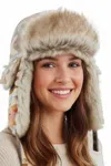 Pendleton Stylish Wool Blend Trapper Hat In Wyeth Trail In Multi