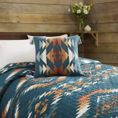 Pendleton Summerland Square Dec Pillow 20x20 In Teal