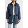 Pendleton Sun River Quilted Field Coat In Blue