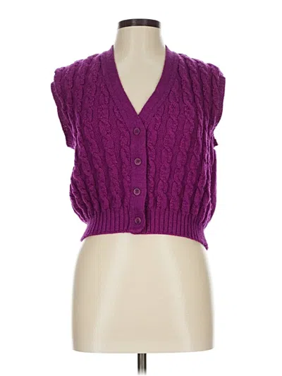 Pre-owned Pendleton Sweater Vest In Purple