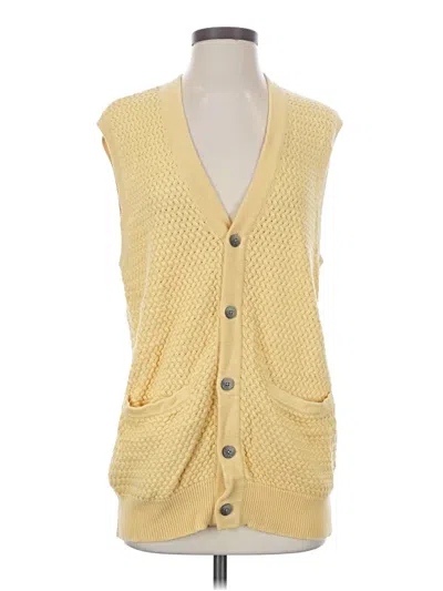 Pre-owned Pendleton Sweater Vest In Yellow