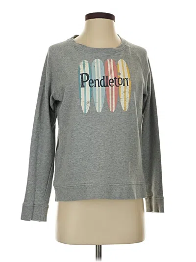 Pre-owned Pendleton Sweatshirt In Gray