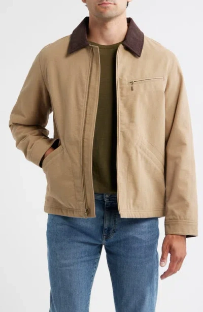 Pendleton Tahoma Cotton Canvas Trucker Jacket In Neutral