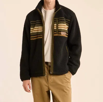 Pendleton Tahuya Berber Fleece Jacket In Olive/bronze In Multi