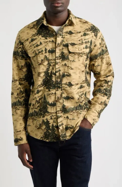 Pendleton Tanner Twill Long Sleeve Shirt In Brown
