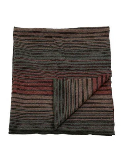 Pre-owned Pendleton Throw Blanket In Brown