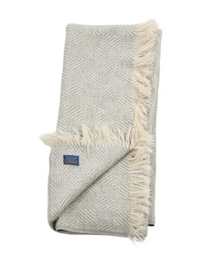 Pre-owned Pendleton Throw Blanket In Neutral