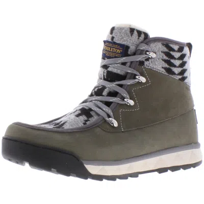 Pendleton Torngat Trail Womens Suede Lace-up Hiking Boots In Multi
