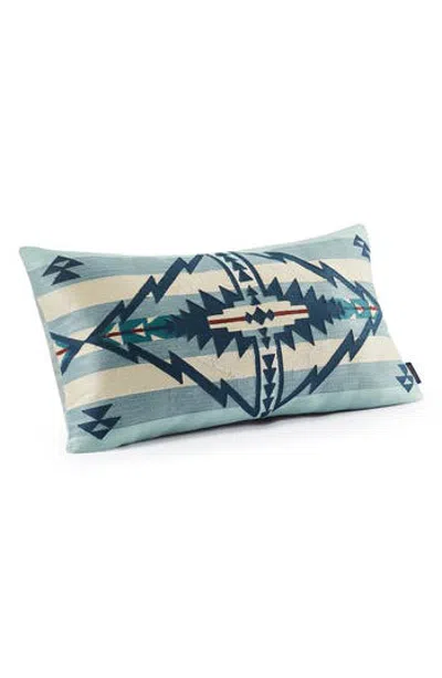 Pendleton Trapper Peak Throw Pillow In Blue