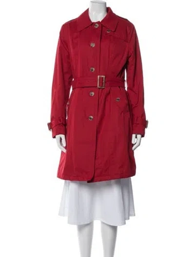 Pre-owned Pendleton Trench Coat In Red