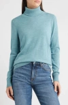Pendleton Turtleneck Merino Wool Sweater In Blue