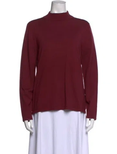 Pre-owned Pendleton Turtleneck Sweater In Burgundy
