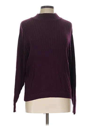 Pre-owned Pendleton Turtleneck Sweater In Burgundy
