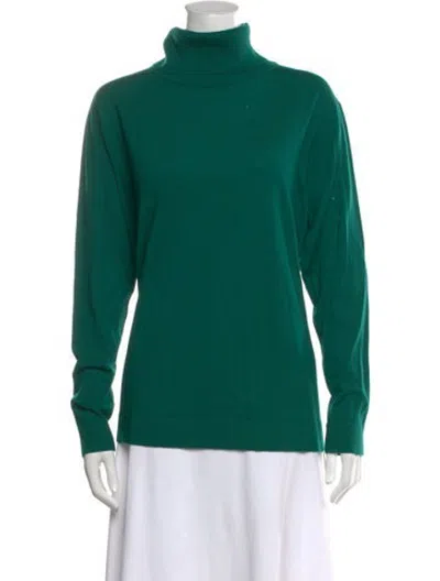 Pre-owned Pendleton Turtleneck Sweater In Green