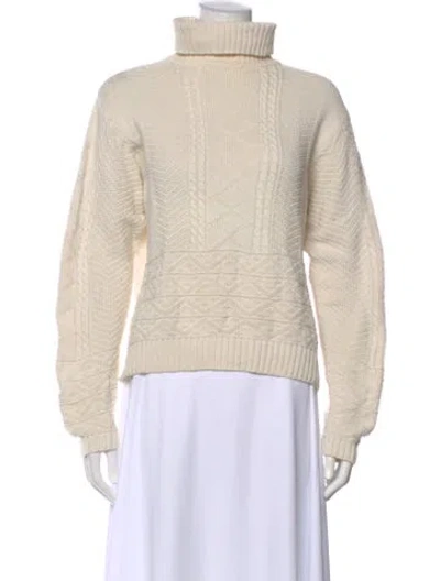 Pre-owned Pendleton Turtleneck Sweater In Neutral