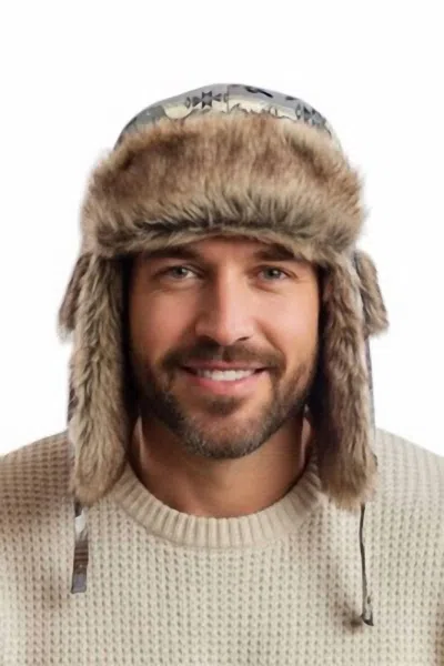 Pendleton Unisex - Wool Trapper Hat In Prairie Rush Hour In Brown