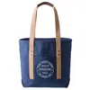 Pendleton Unisex Canvas Tote Bag In Navy Blue In Blue