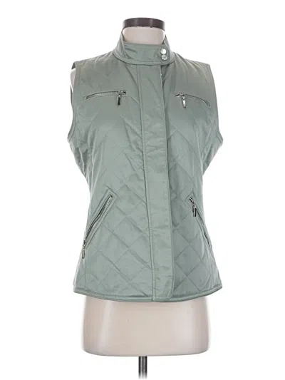 Pre-owned Pendleton Vest In Green