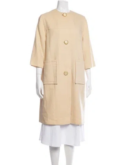 Pre-owned Pendleton Vintage Virgin Wool Coat In Neutrals