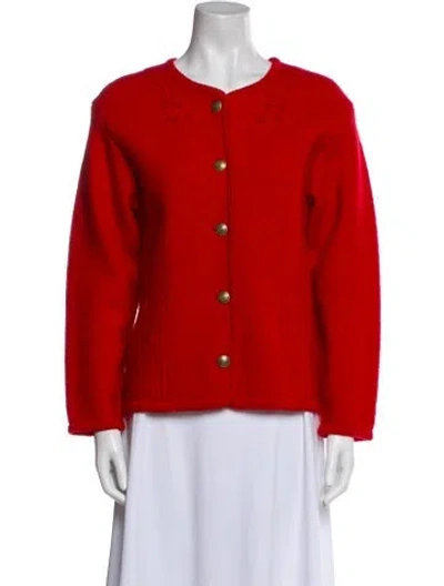 Pre-owned Pendleton Vintage Virgin Wool Jacket In Red