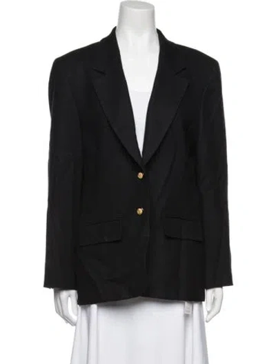 Pre-owned Pendleton Virgin Wool Blazer In Black