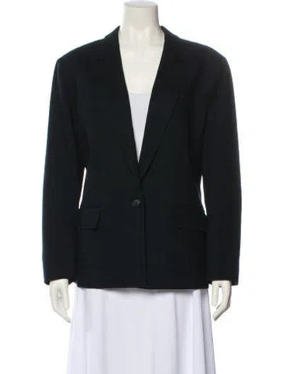 Pre-owned Pendleton Virgin Wool Blazer In Black