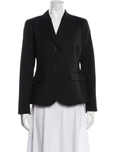 Pre-owned Pendleton Virgin Wool Blazer In Black