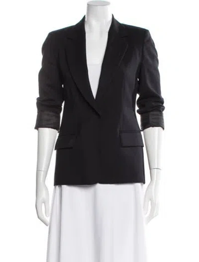 Pre-owned Pendleton Virgin Wool Blazer In Black