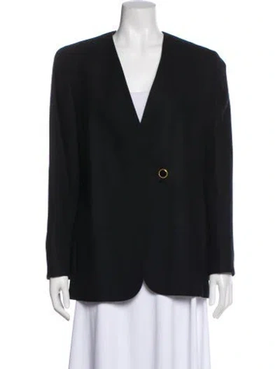 Pre-owned Pendleton Virgin Wool Blazer In Black