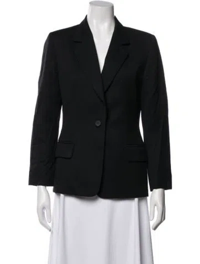 Pre-owned Pendleton Virgin Wool Blazer In Black