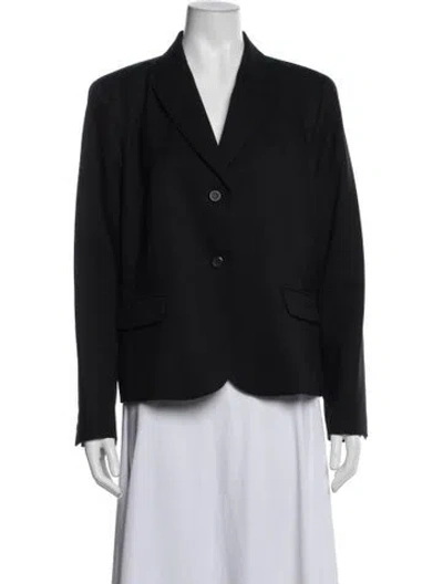 Pre-owned Pendleton Virgin Wool Blazer In Black