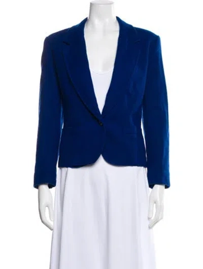 Pre-owned Pendleton Virgin Wool Blazer In Blue