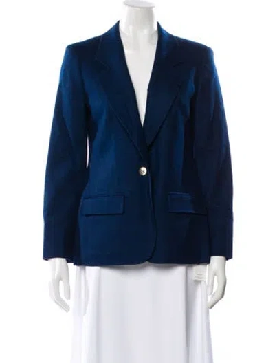 Pre-owned Pendleton Virgin Wool Blazer In Blue
